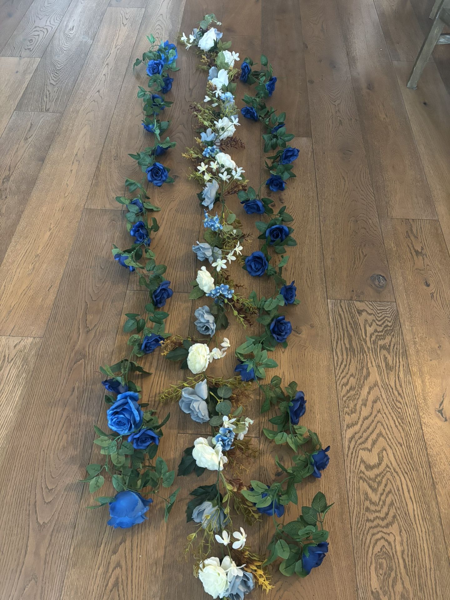 Artificial Flowers In Blue Colors