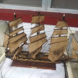Hand Made Wood Boat.1970like New.1760.shipmodel