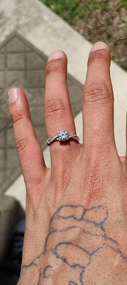 Sterling silver 14k ring