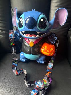 Disney Parks Stitch Halloween Popcorn Bucket