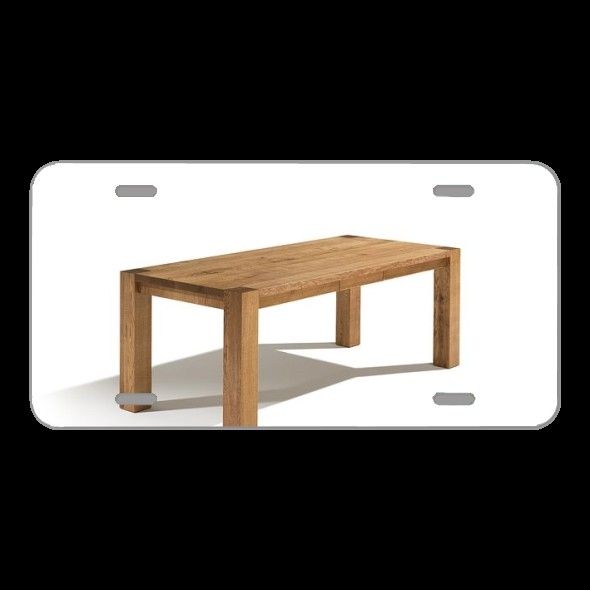 License Plate Novelty Car Front Table Wood Furniture Interior Design