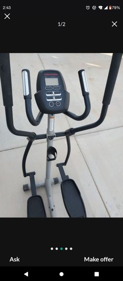 Pro Form Hybrid Elliptical - Recumbent Bike Seating