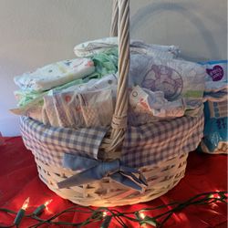 New Basket of Diapers 