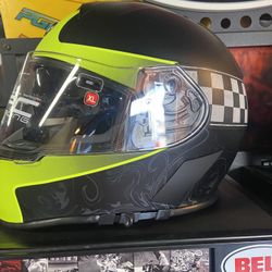 New Flat Black Hi Voz Dot Helmet $120