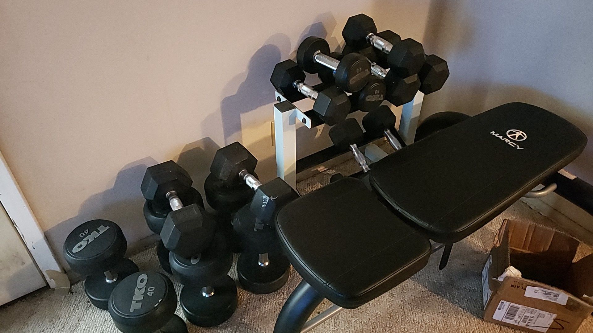 Weights and bench