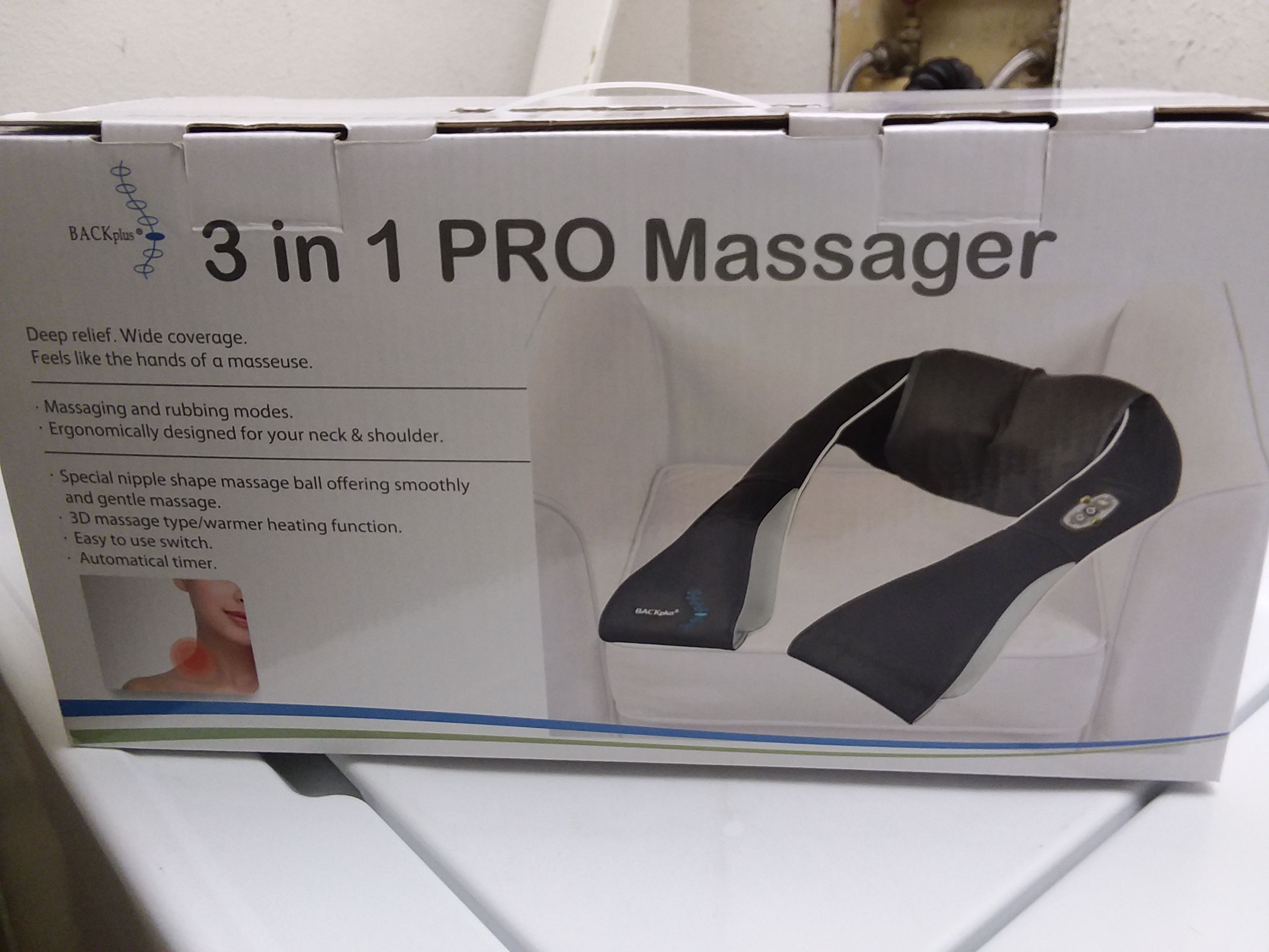 Backplus 3 in 1 Pro Massager with Heat