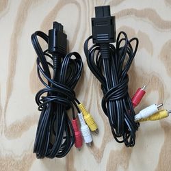 Nintendo Audio Video Cables For Snes, N64 And Gamecube 
