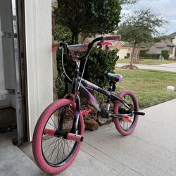 BMX Style Kid Bicycle-Pink And Black