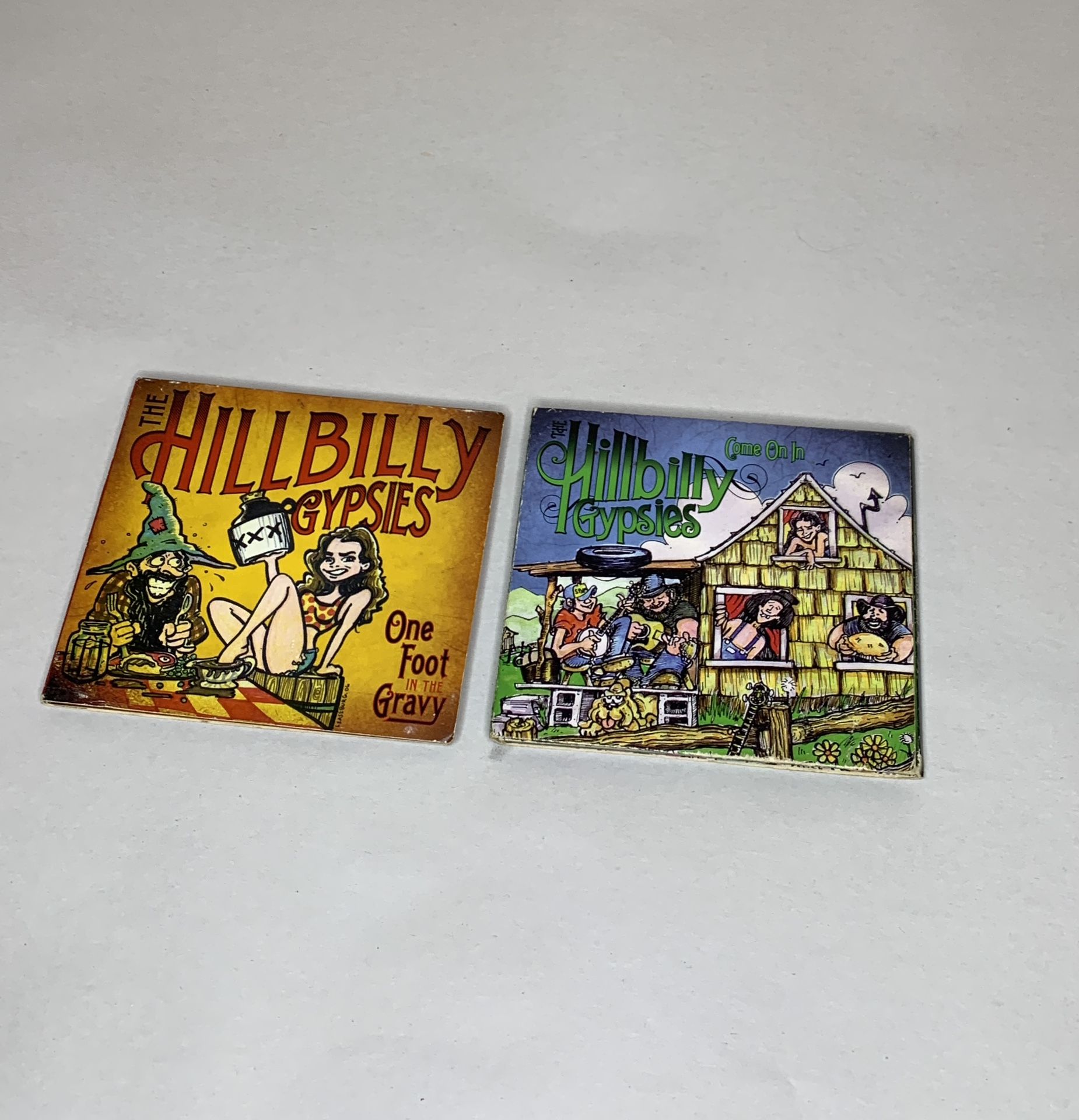 The Hillbilly Gypsies - Come On In And One Foot In The Gravity - RARE Bundle Pre-owned