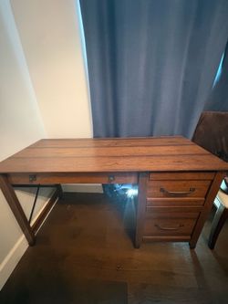 Wood desk
