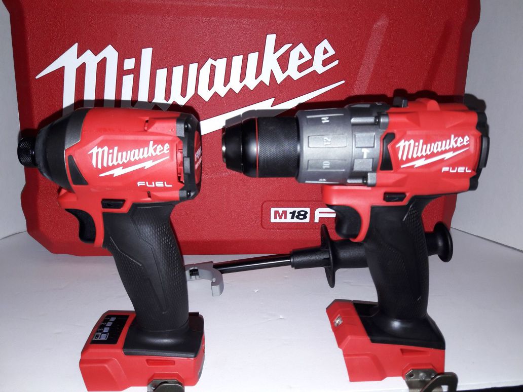 Milwaukee M18 fuel brushless 3rd generations hammer drill and impact drive 3 speed brand new tool only NUEVO no battery no charger