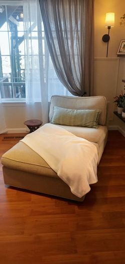 Sofa Chaise Lounge Chair & Ottoman