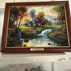 Thomas Kinkade 'Mountain Retreat' 