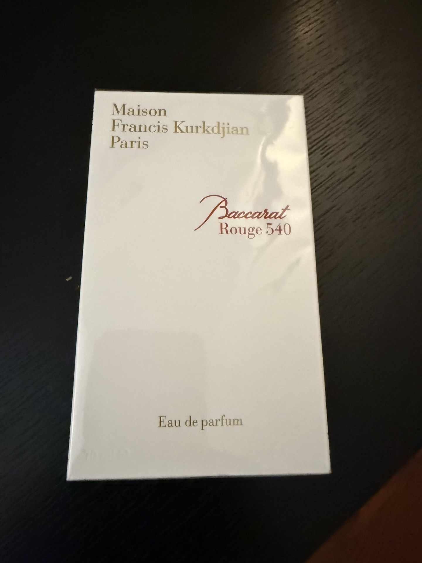 Baccarat Rouge 540 Men’s Cologne- 2.4 Oz  Maison Francis Kurkdjian Paris 