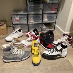 Authentic Retro  Men Air Jordans Size 9–10 taken care off