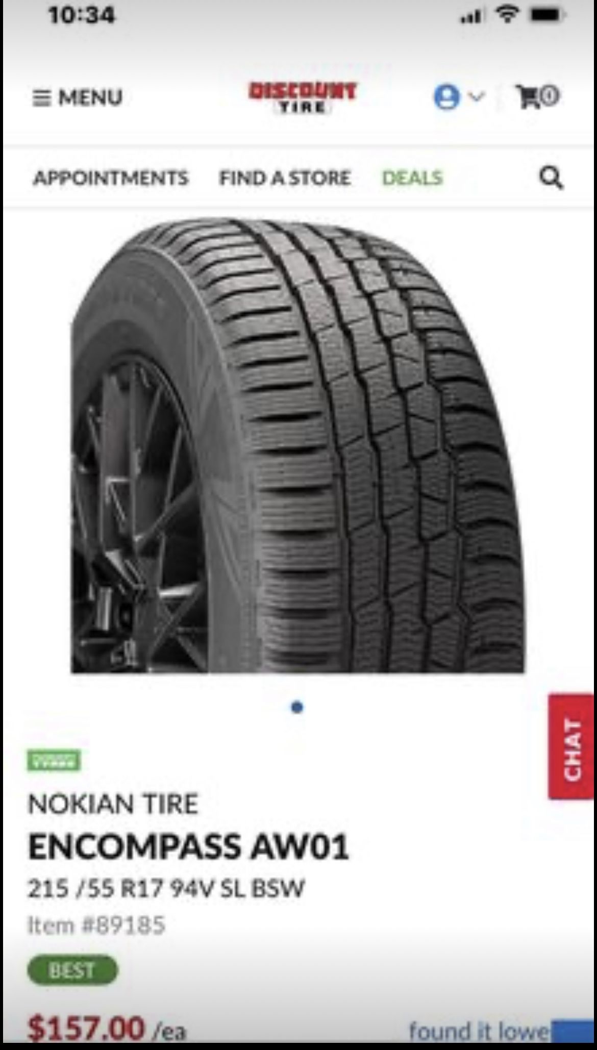 Brand New Tires 17”