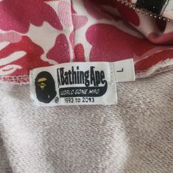 Pink Bape Hoodie
