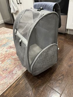 Pet Rolling, Carry-On Carrier And Backpack