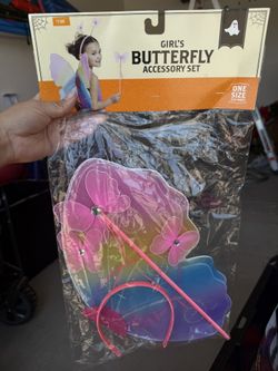 Girl Butterfly Costume - Halloween 