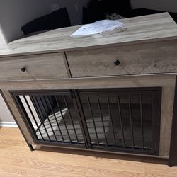 Two 44in dog kennel with storage