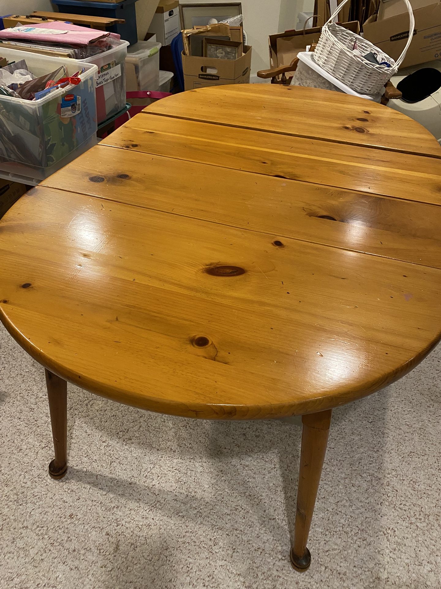 Vintage Ethan Allen Solid Pine Table