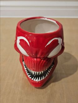 NEW ~ Marvel Red Venom Carnage Molded Head Ceramic Mug (16oz)