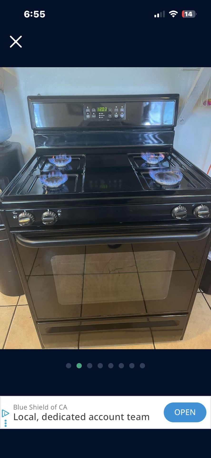 Stove Frigindaire 30”