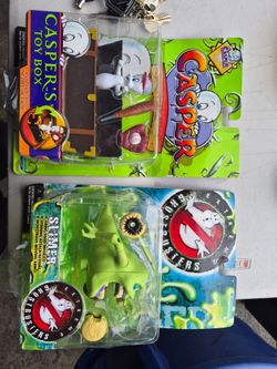 Ghostbusters and Casper.figurines