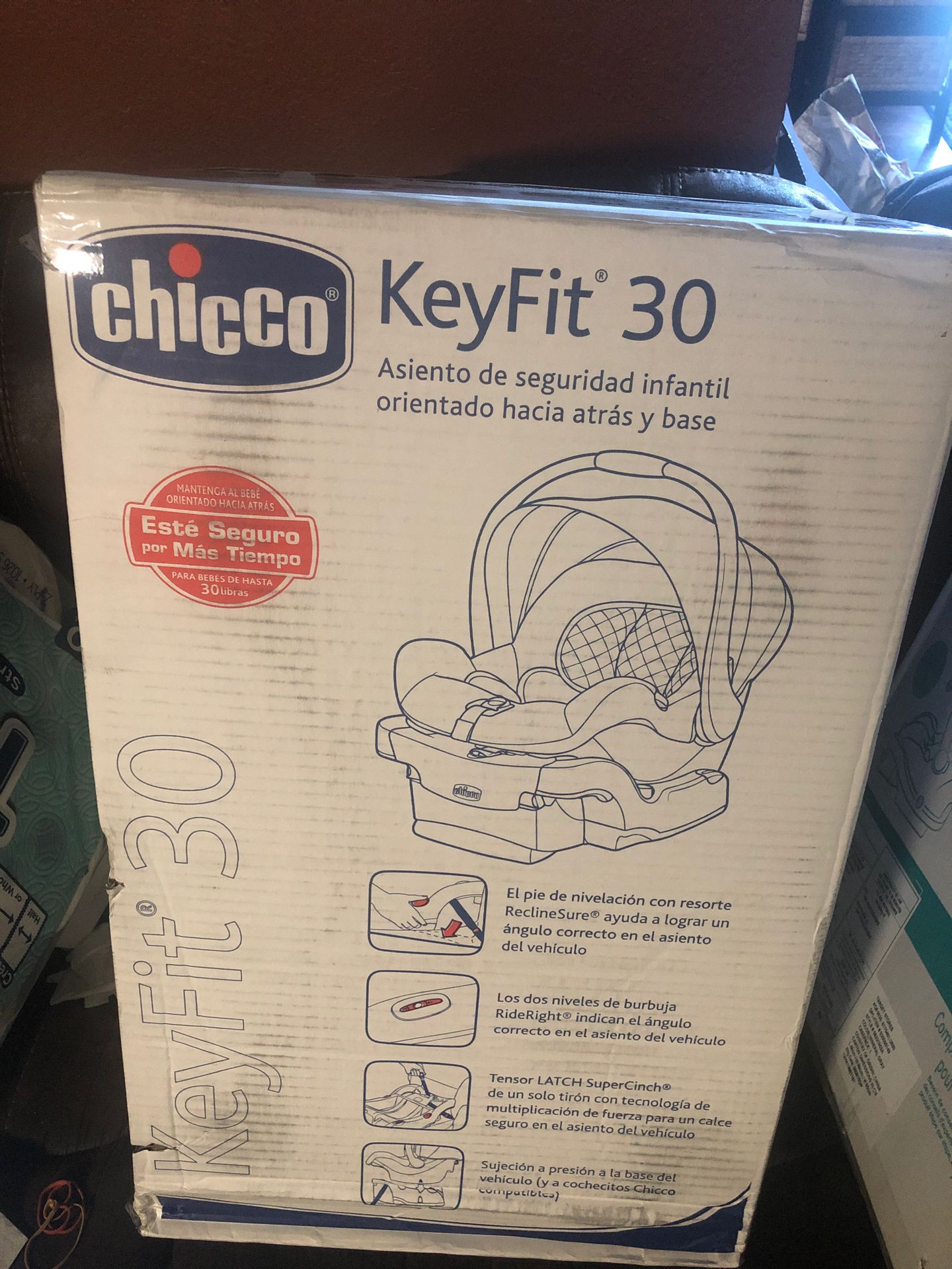Chicco Key fit 30 Car seat New in box. Juneberry color