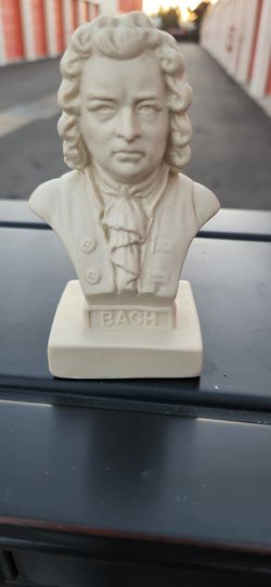 Vintage Johann Bach Bust Statuette