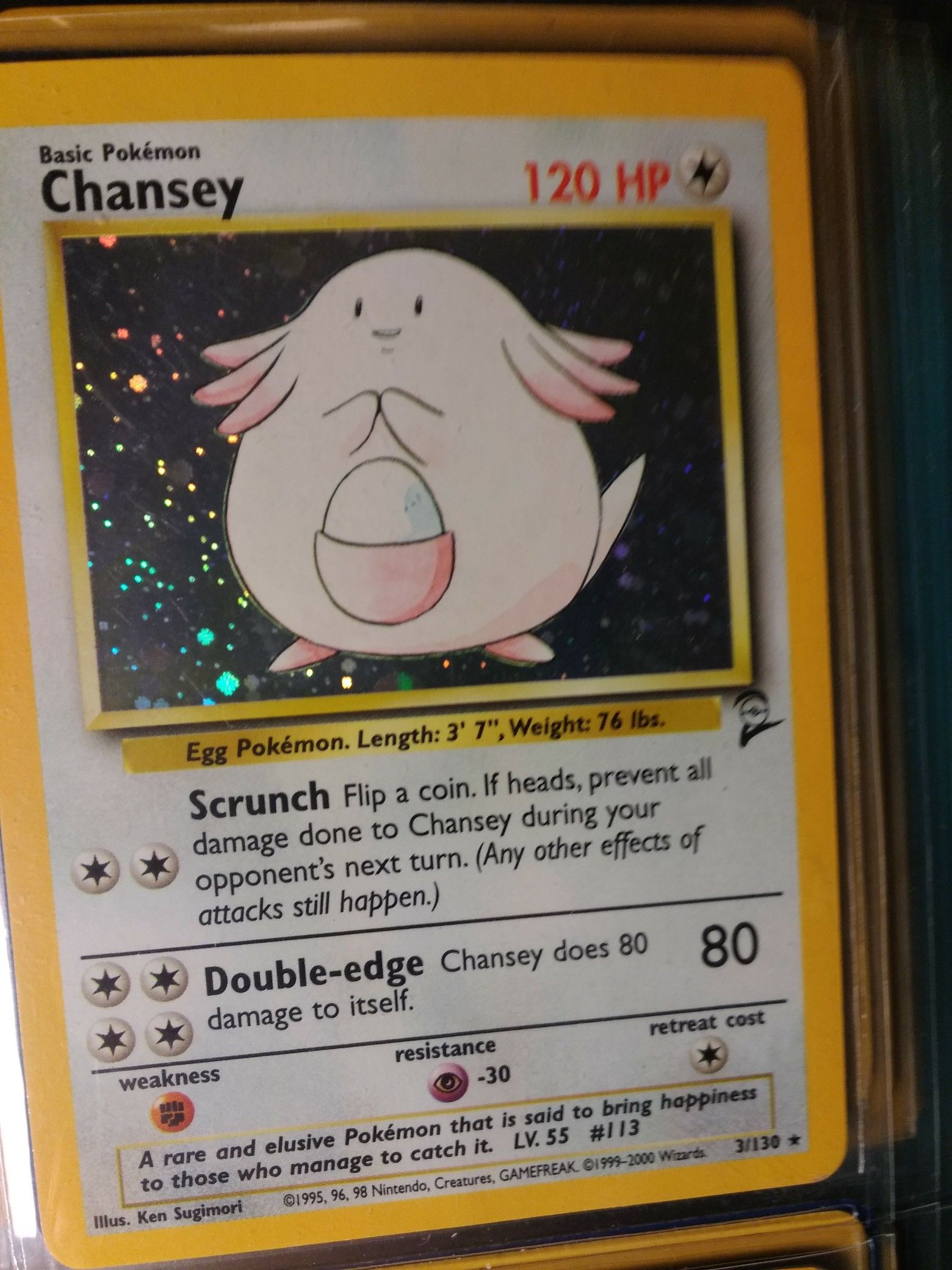 CHANSEY POKEMON HOLO