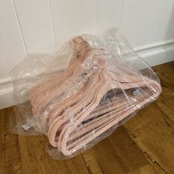 Pink Velvet Hangers