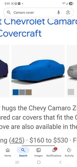 Cover for a camaro