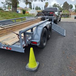 13 Ft Tandem Axle Trailer 