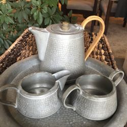 Stunning Pewter Tea Set