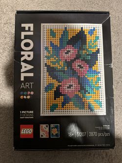 Floral Art Lego Set