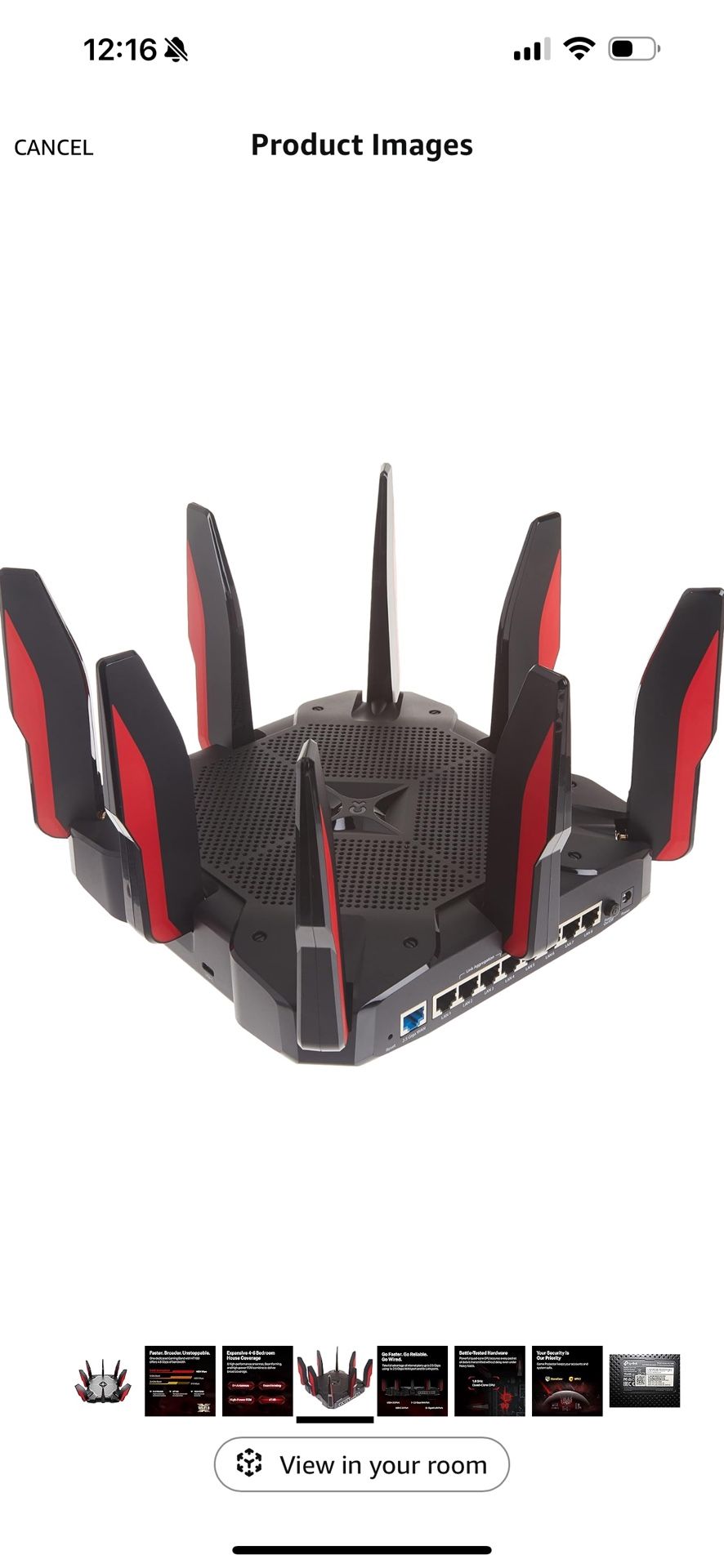 WiFi 6 Router TP-Link Archer AX11000 Tri-Band