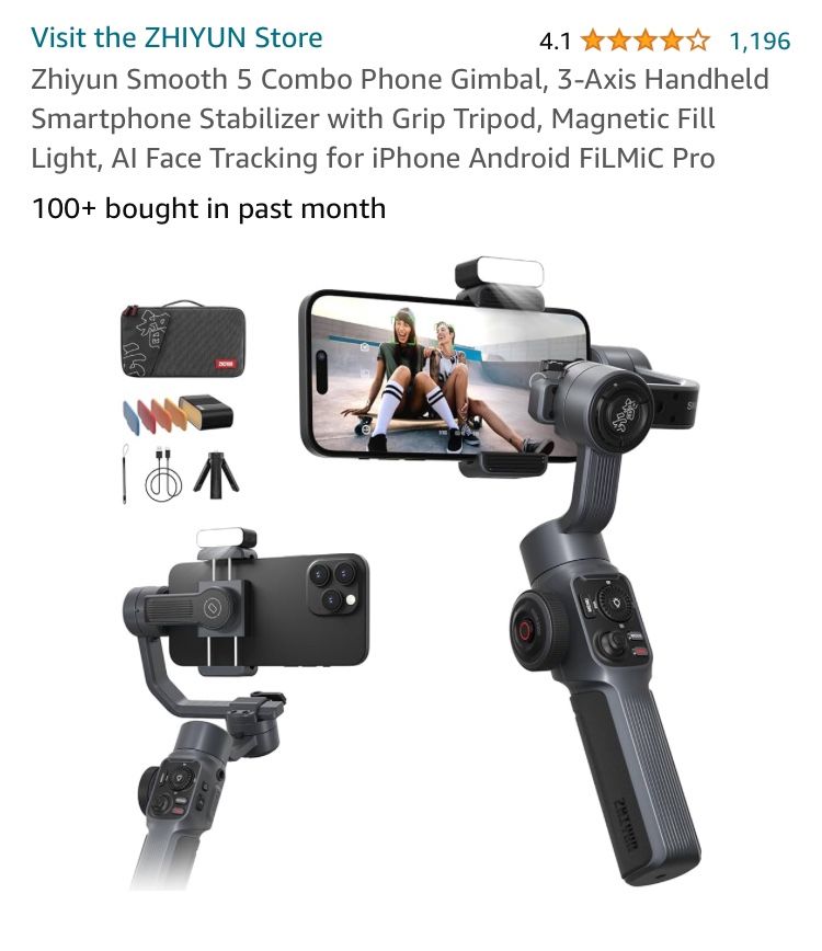 Zhiyun Gimbal - Smooth Combo 5