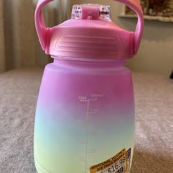 Mayim Water Bottle - Pink/Yellow Ombre