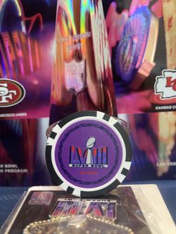 Super bowl Poker Chip