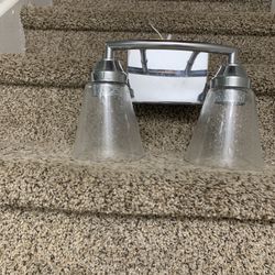 Modern Chrome Bathroom Light Fixture