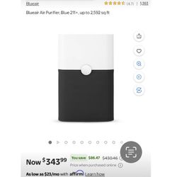 Blue By Blueair Air Purifier.
