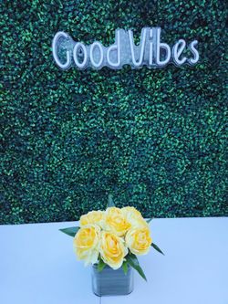 Yellow Floral Decor