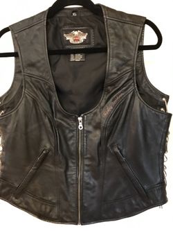 Leather vest