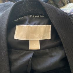 Micheal Kors Long Sleeve Button Up Jacket