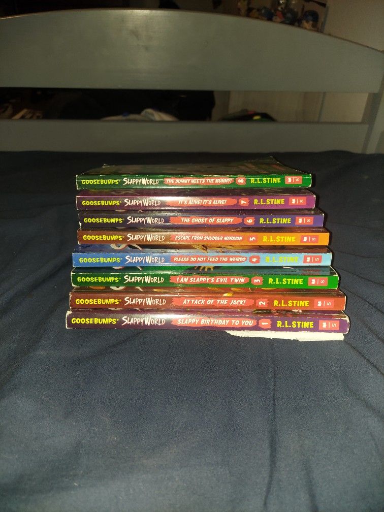 Goosebumps SlappyWorld Books 1–8 Complete Set - R.L. Stine