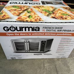  Gourmia XL Digital Air Fryer Toaster Oven with Single