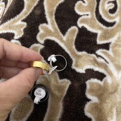 Men’s Fashion Stainless Steel Wedding Band Size 10