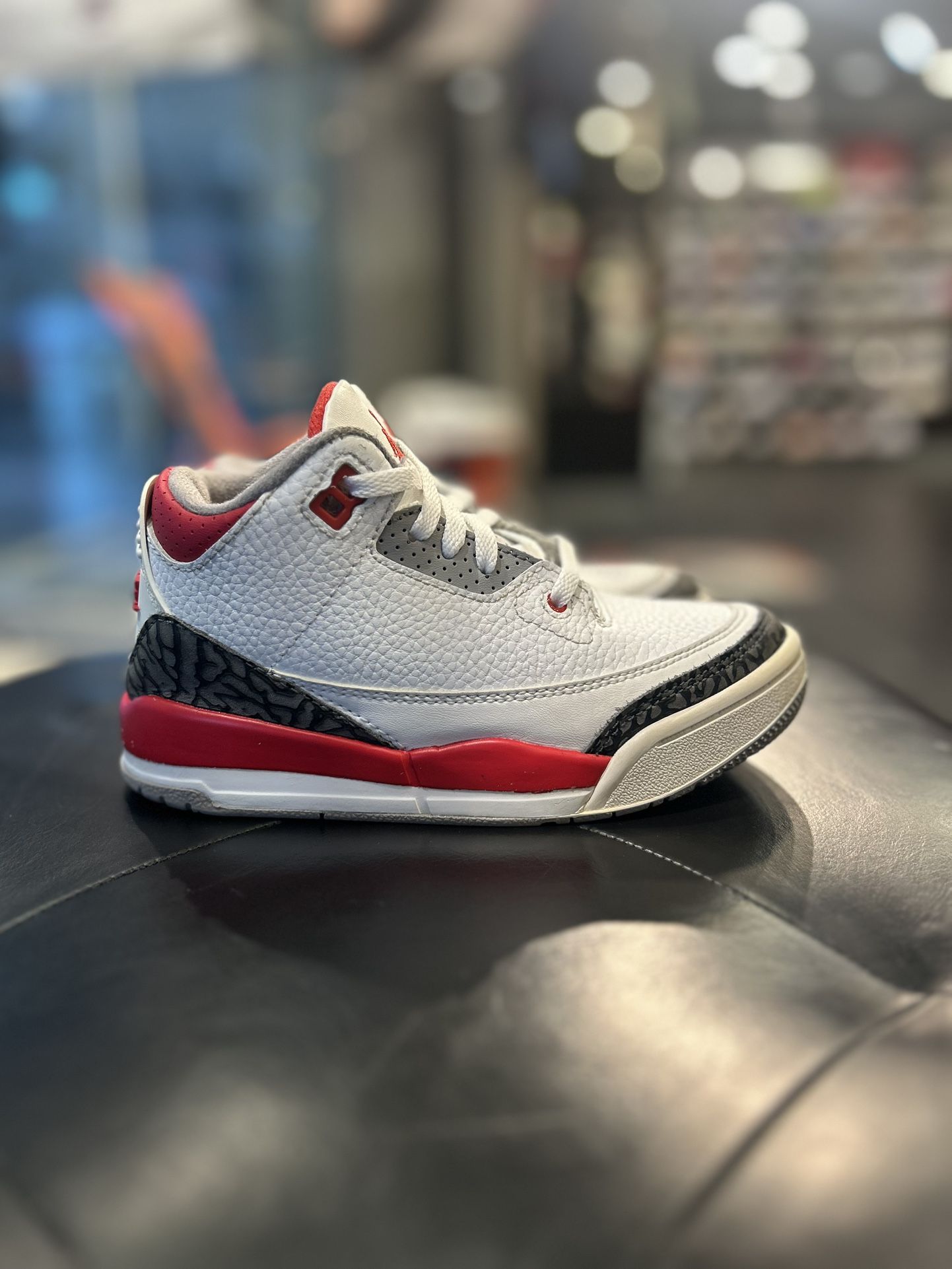 Nike Air Jordan 3 Retro Fire Red Kids Shoes