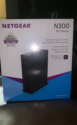 NetGear WiFi router has N300 (model WNR2000-100NAS)